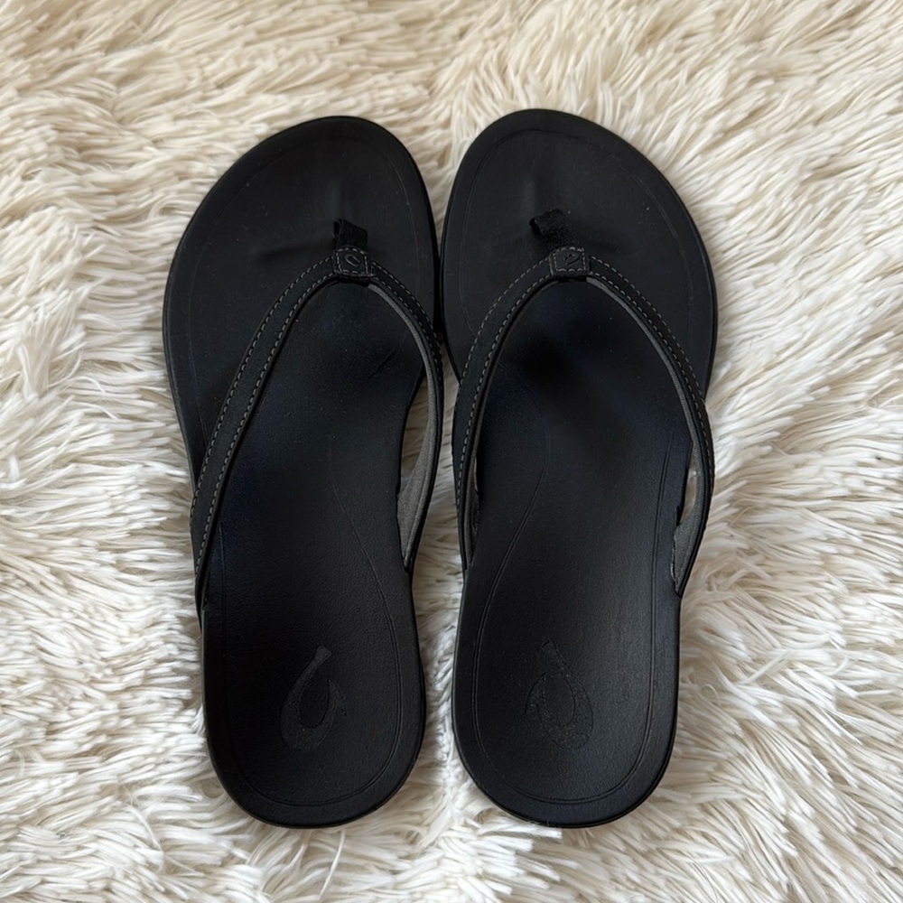 Olukai Ho'Opio Flip Flop Sandals - Picture 5 of 6